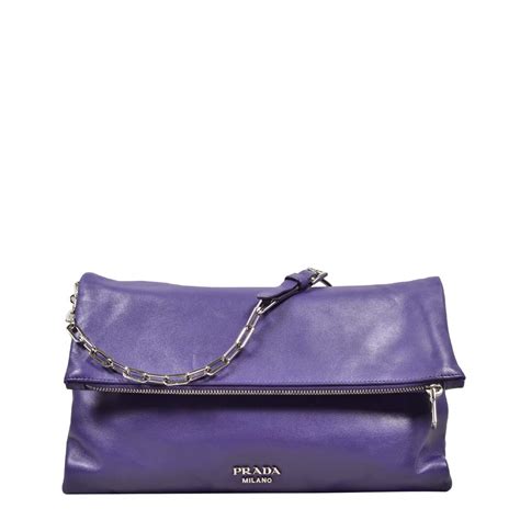 PRADA Clutch One Size in Lila 